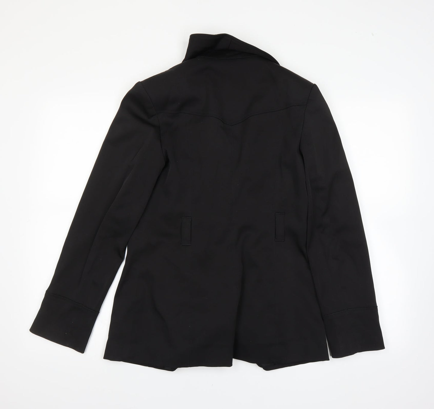 DEBINHAMS Womens Black   Overcoat Coat Size 10