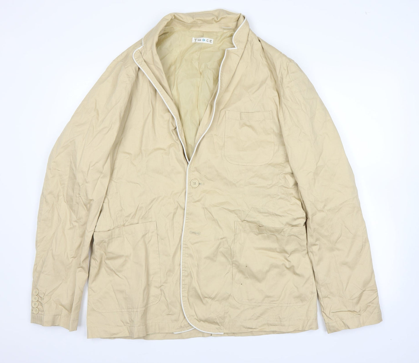 twice Mens Beige   Jacket  Size M
