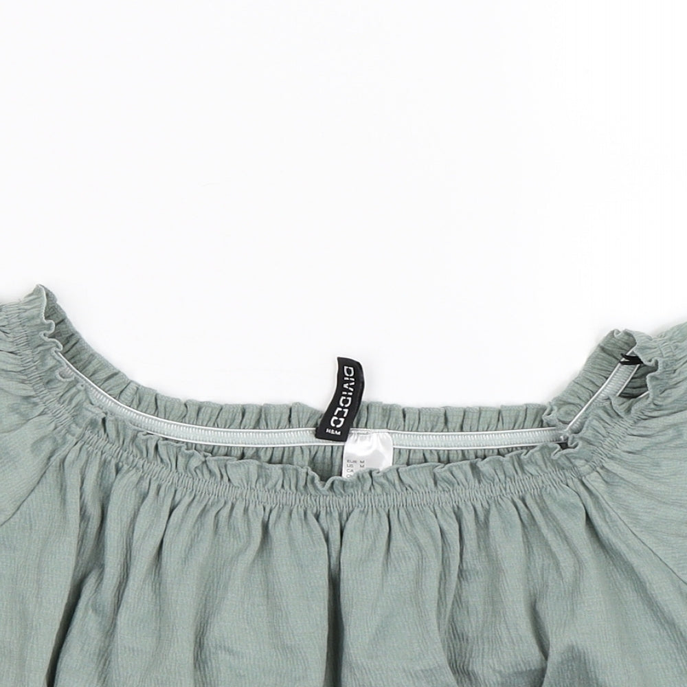 Divided Womens Green   Cropped T-Shirt Size M