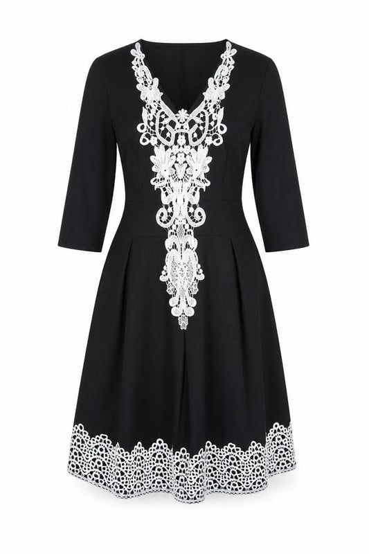 Vintage Womens Black   Shirt Dress  Size S