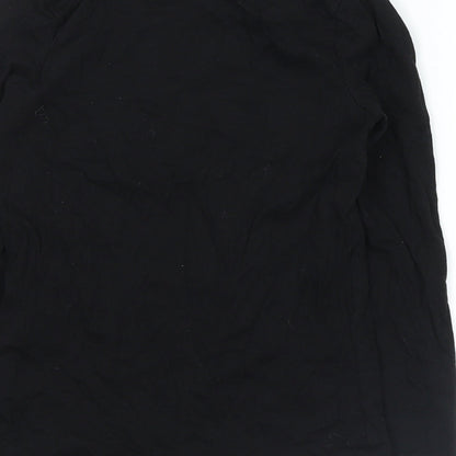 Brand and care label for Primark girls’ black basic casual, size 7-8, years - sparkle