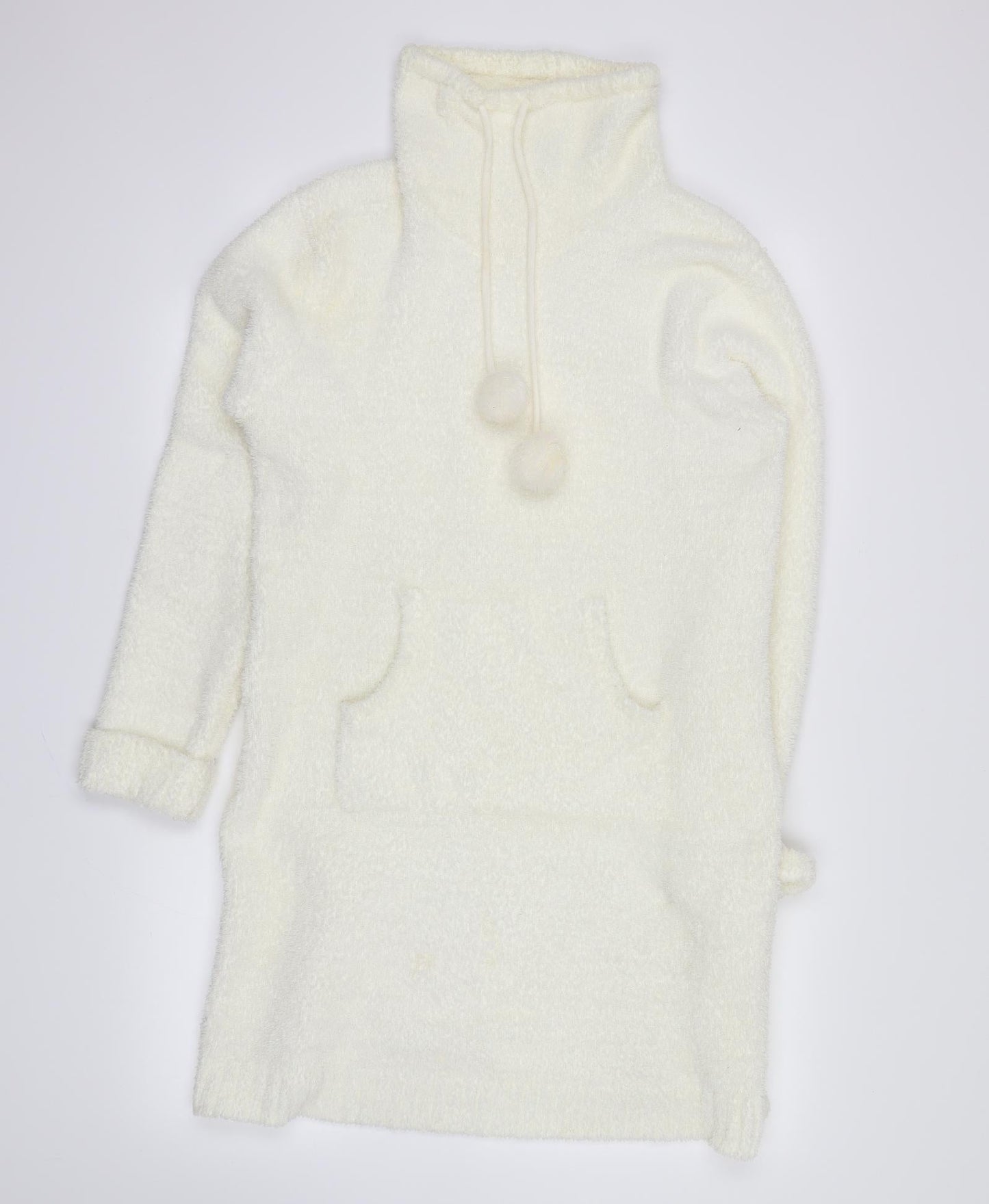 no brand Womens White   Pullover Sweatshirt Size 14