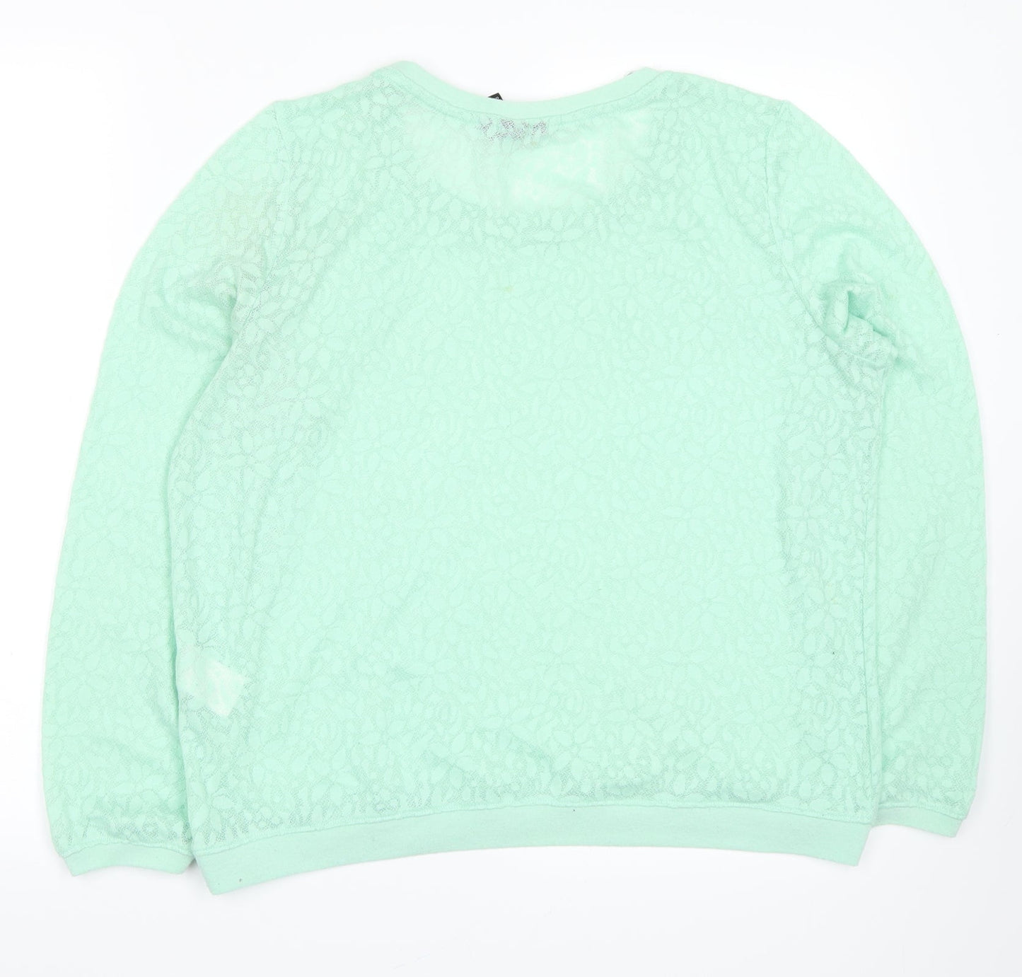 H&M Womens Green   Pullover Jumper Size M