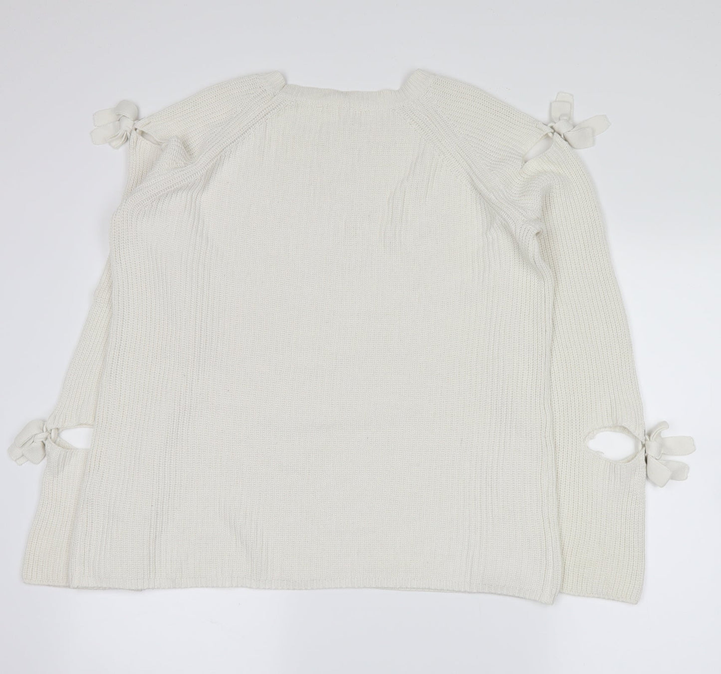 Candy Couture Womens White   Pullover Jumper Size 16