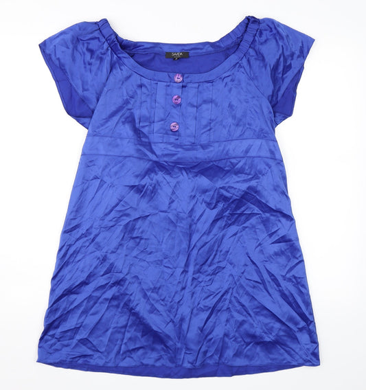 Savida Womens Blue   T-Shirt Dress  Size 14
