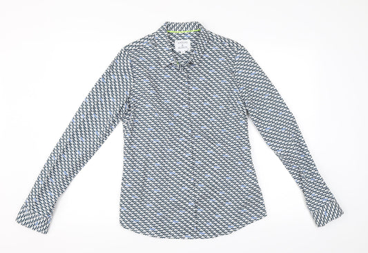 Anton & Alison Womens Blue   Basic Button-Up Size 10