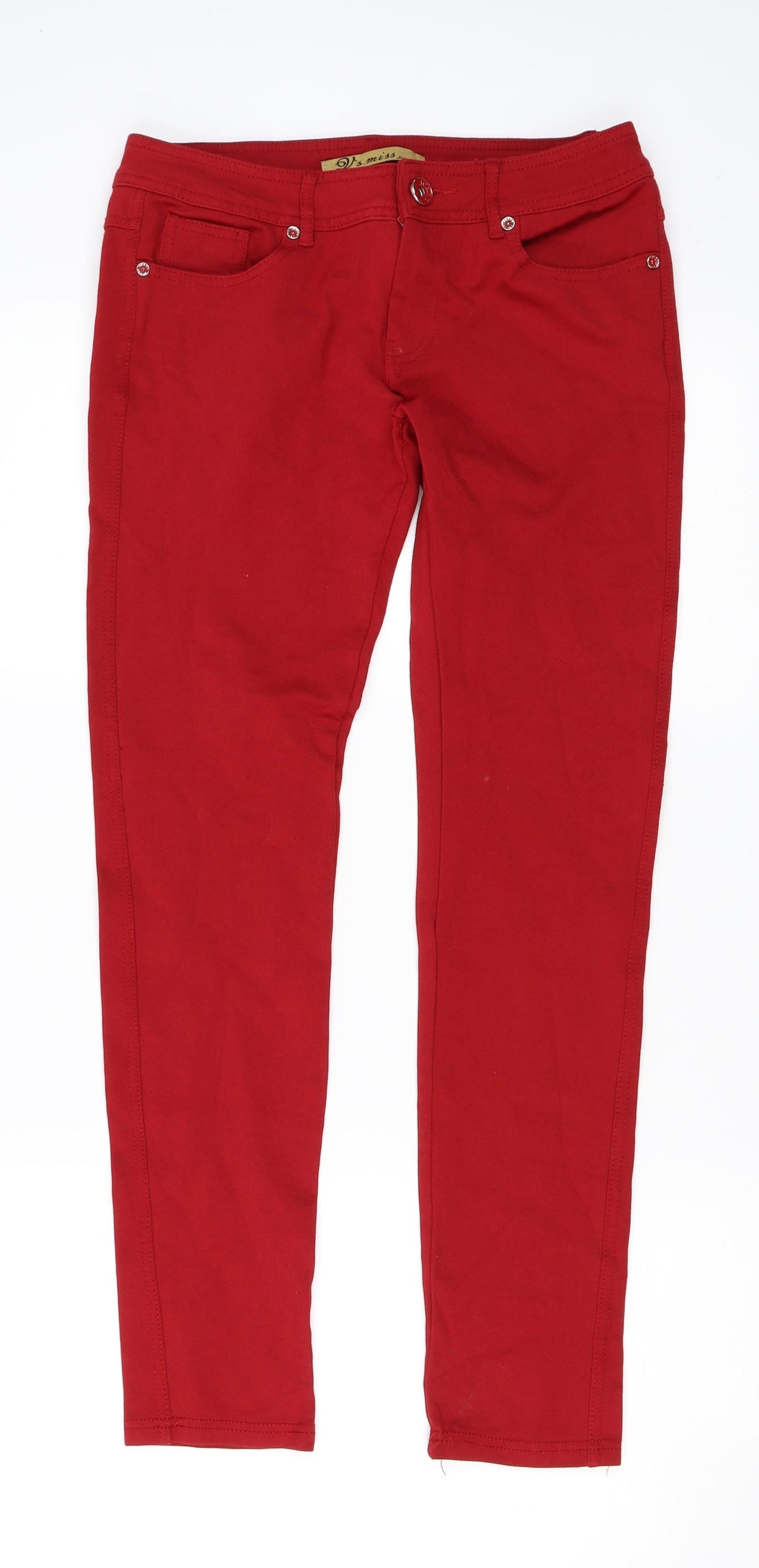 VS Miss Womens Red   Skinny Jeans Size XL L29 in