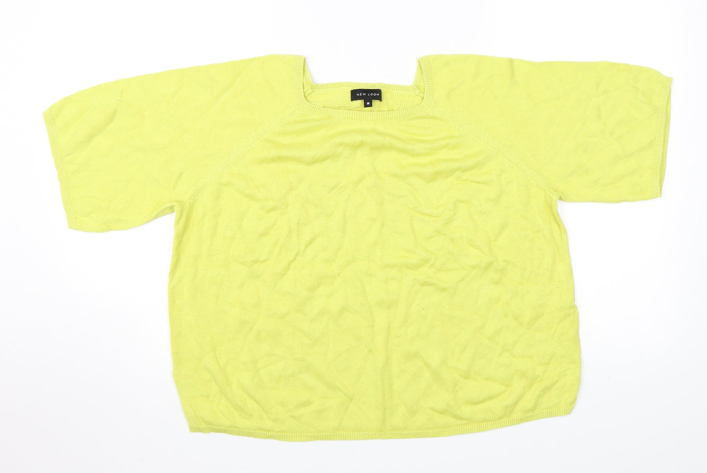 Newlook Womens Yellow   Pullover Jumper Size 16