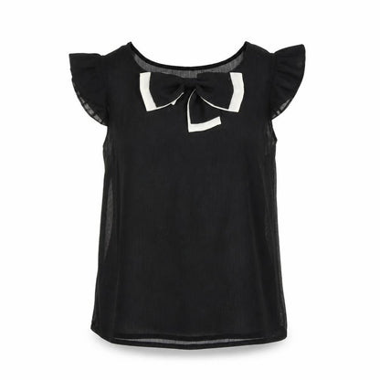 Front view of Atmosphere women’s black basic tank, size UK 10