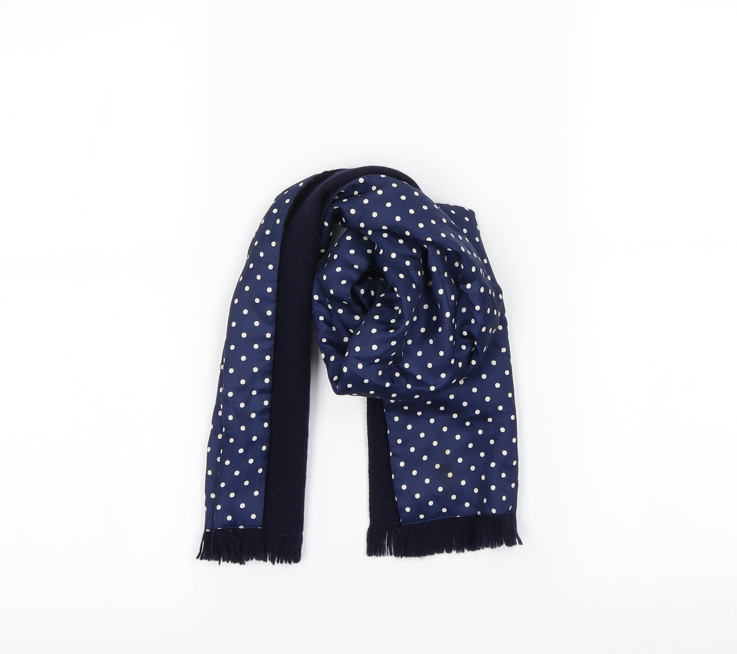 Preworn Girls Blue Polka Dot  Scarf Scarves & Wraps One Size