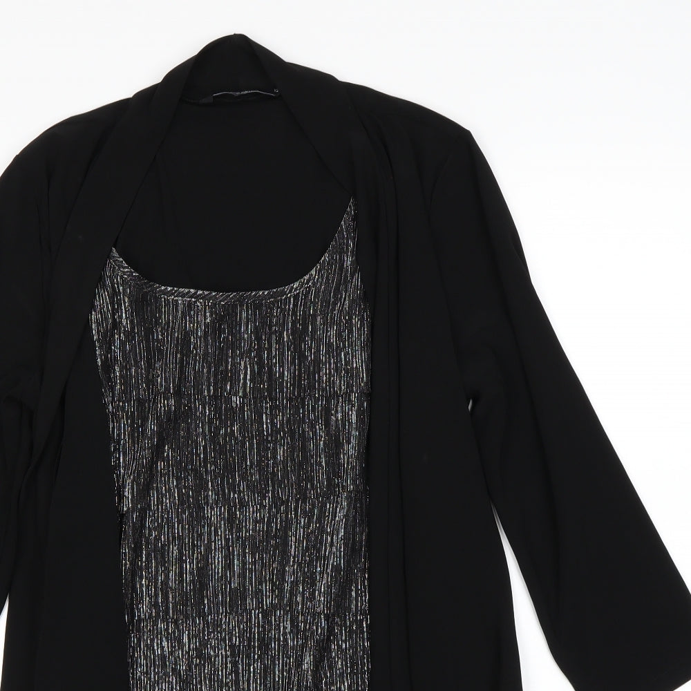 BM Womens Black   Basic Blouse Size 12