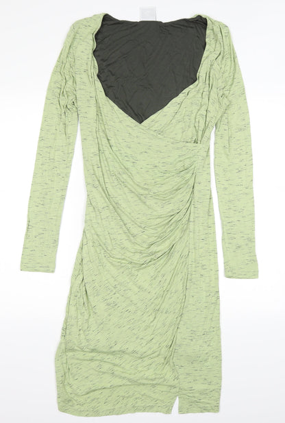 Preloved Mama Licous Womens Green   Bodycon  Size M - Front