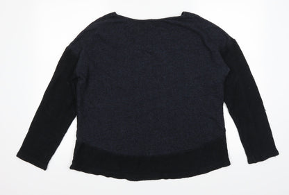 Back view of Bella Luxx women’s blue jumper, size L