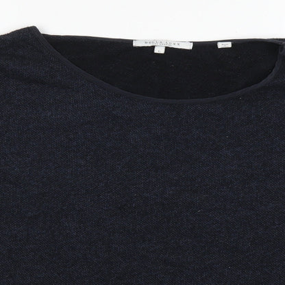 Close-up detail of Bella Luxx women’s blue jumper, size L