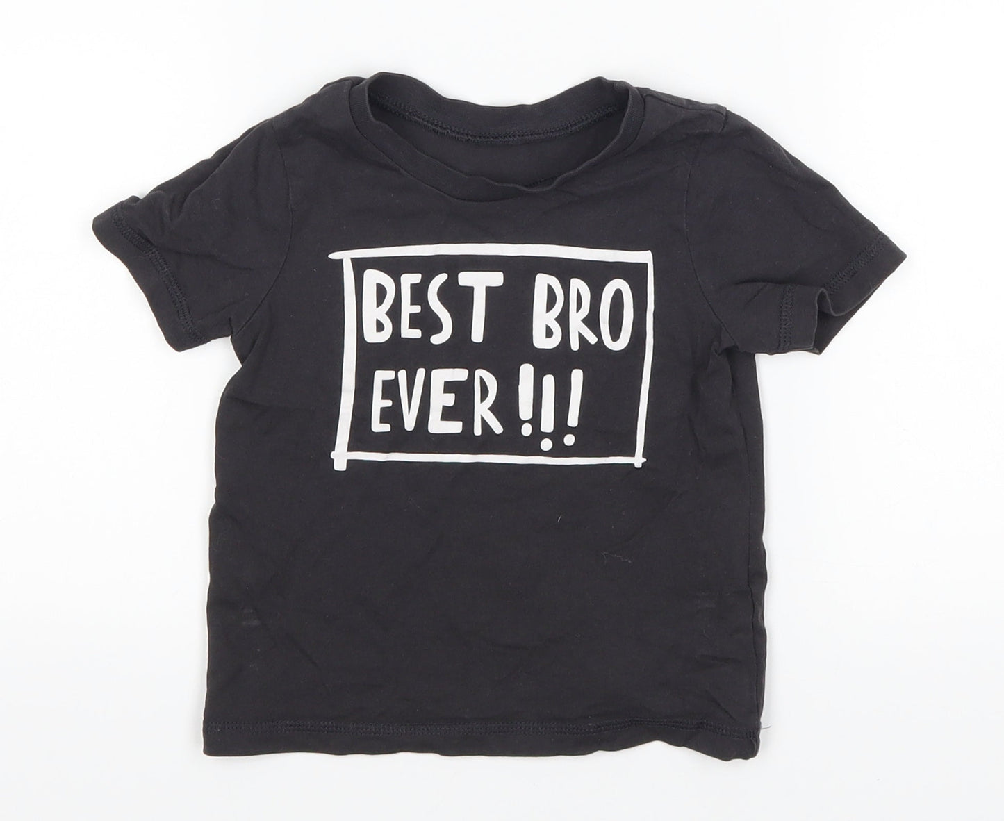 George Boys Grey   Basic T-Shirt Size 2-3 Years