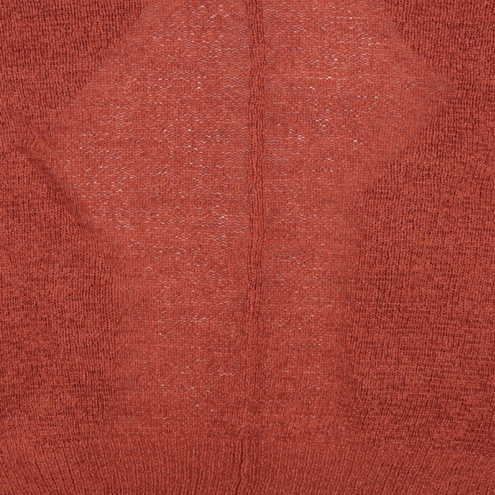 Primark Womens Orange   Cardigan Jumper Size S