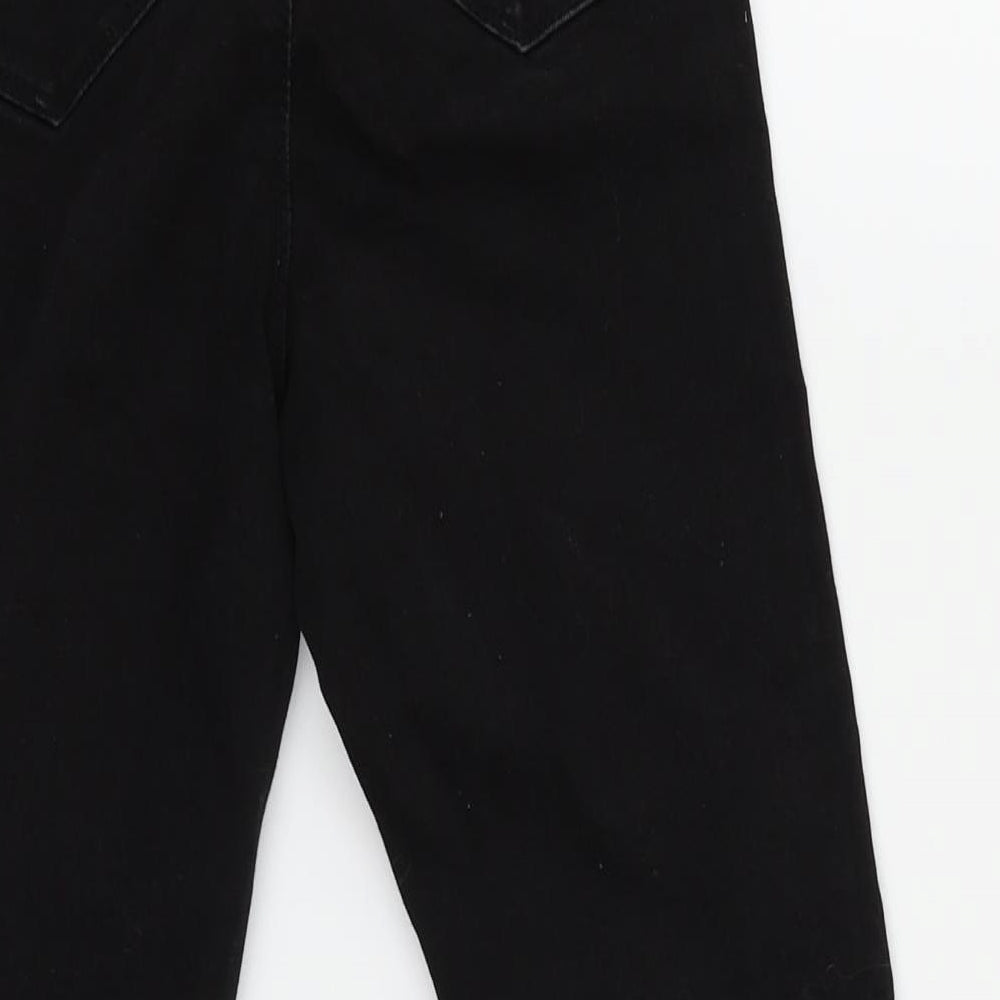 Denim & Co. Womens Black   Skinny Jeans Size 6 L28 in