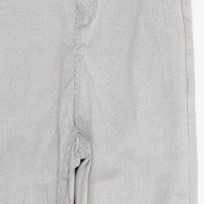 Close-up detail of Very girls’ grey jegging jeans, size 5-6, years