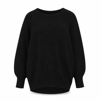 Front view of Next women’s black jumper, size M