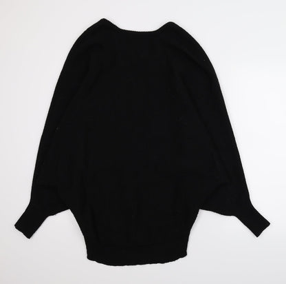 Back view of Next women’s black jumper, size M