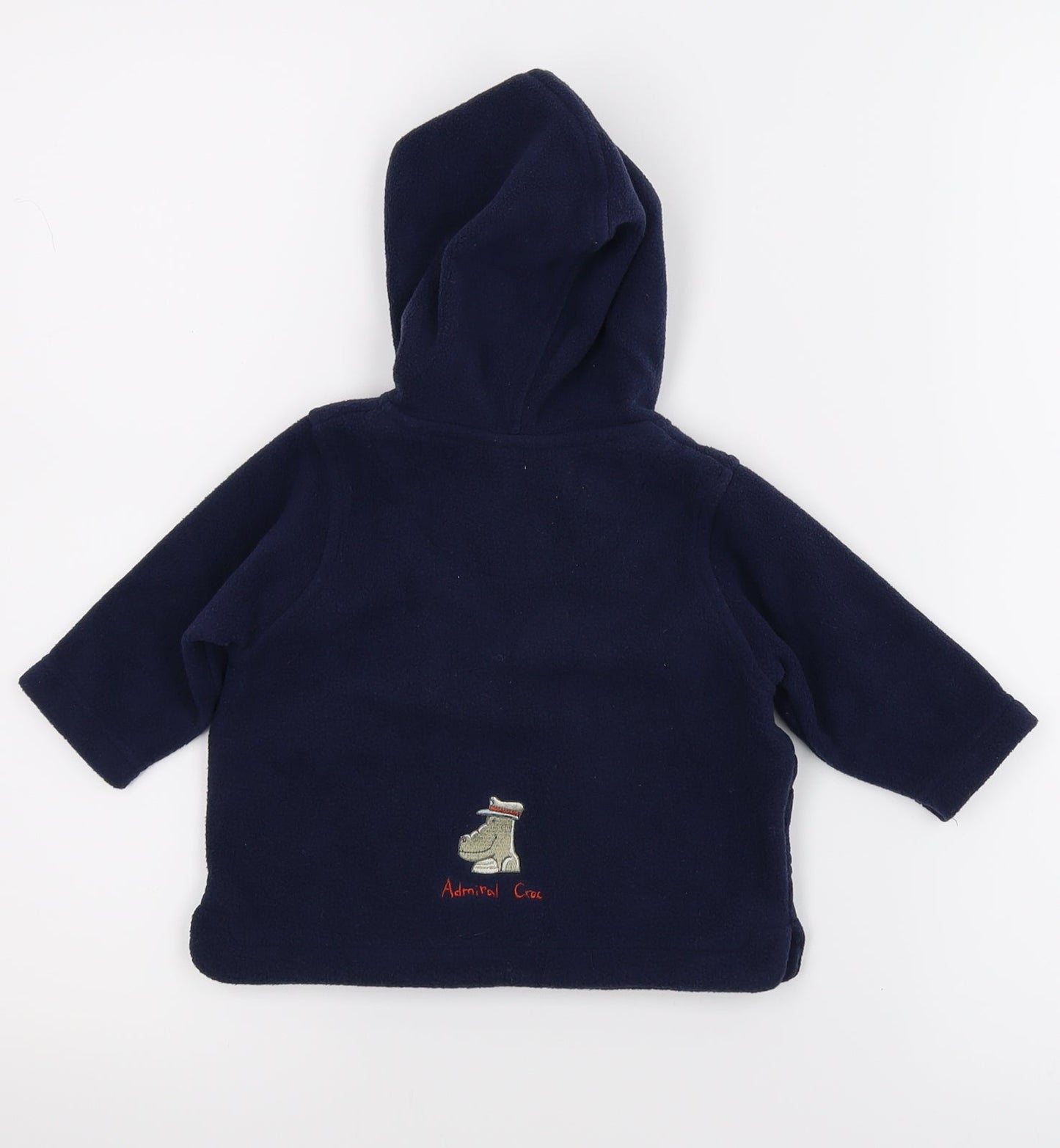Boots Boys Blue  Fleece Basic Coat Coat Size 3-6 Months