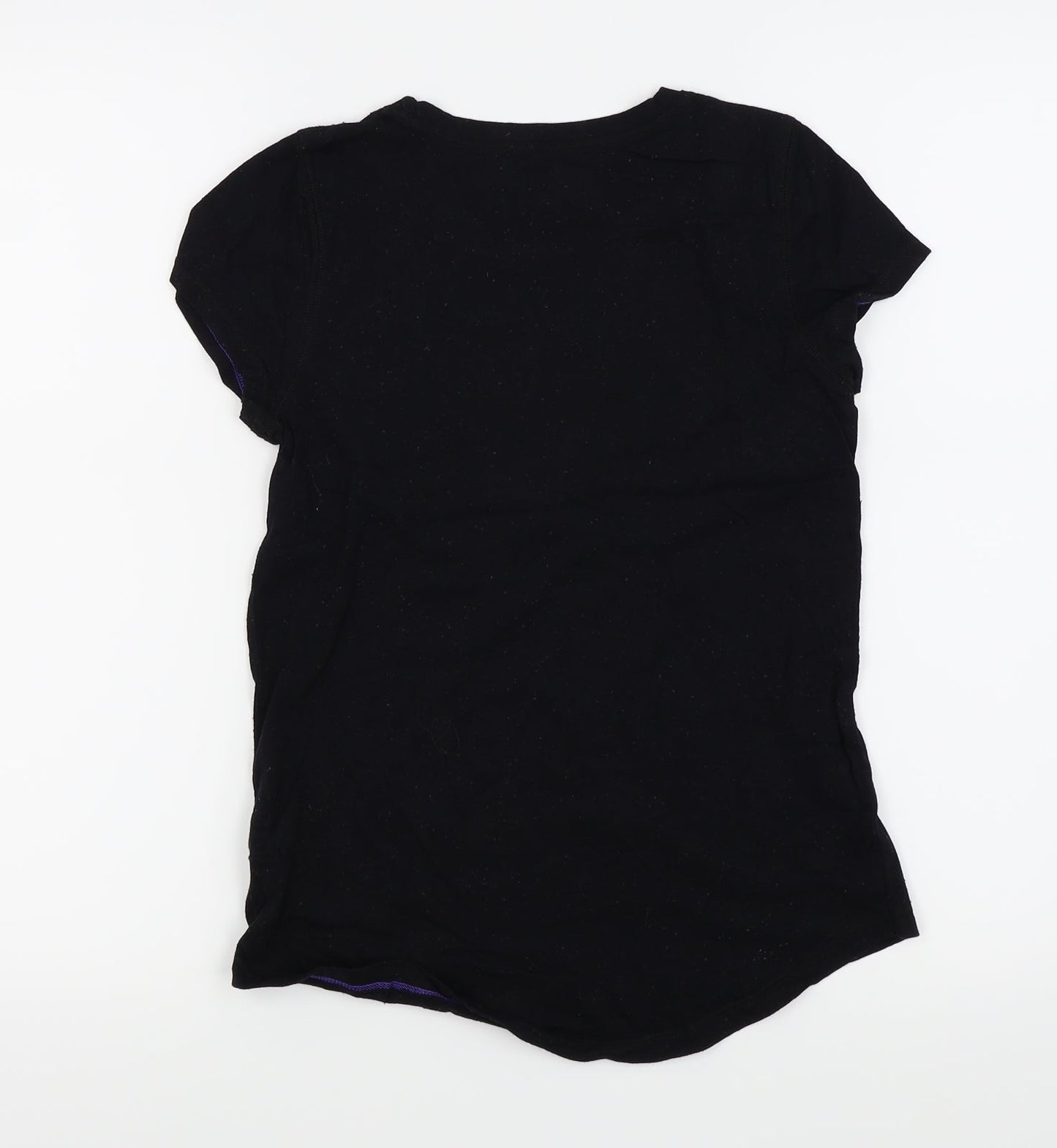 Preworn Womens Black   Basic T-Shirt Size 10