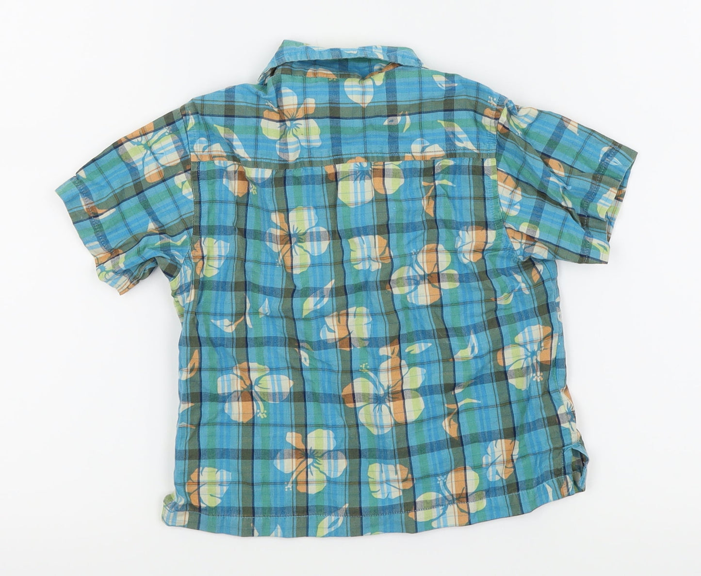 Cherokee Boys Blue Check  Basic Casual Size 18-24 Months