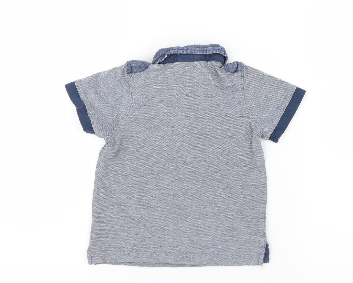 George Boys Blue   Basic Polo Size 18-24 Months