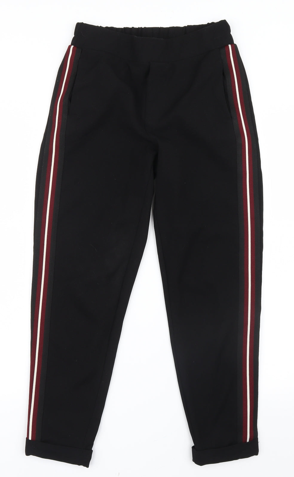 NEXT Womens Black   Trousers  Size 6 L24.5 in