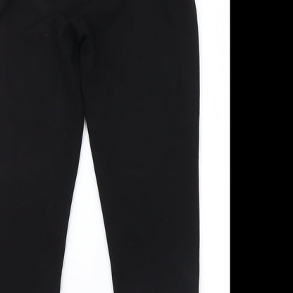 Brand and care label for Next women’s black trousers, size UK 6, 24.5-inch leg