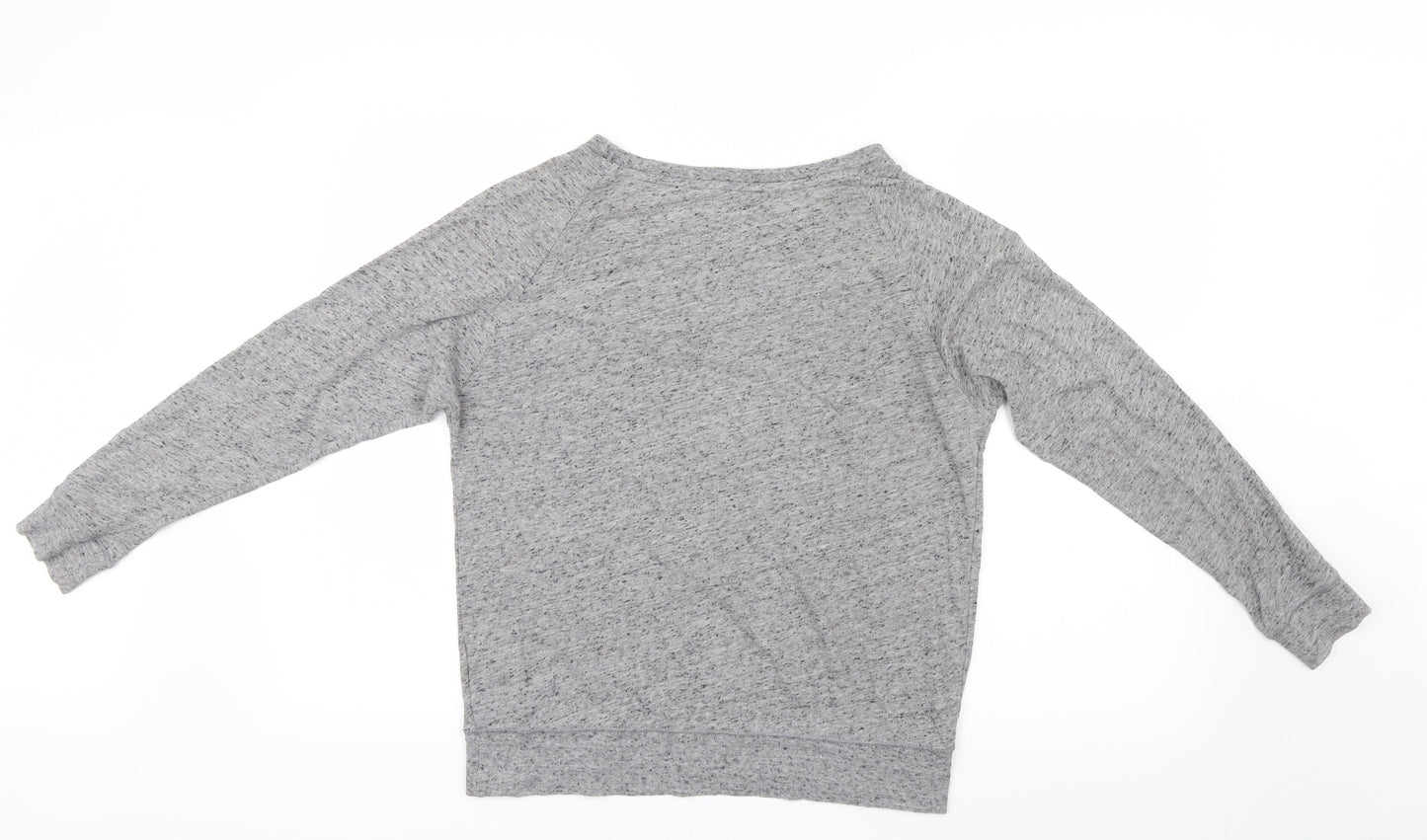 Preworn Womens Grey   Basic T-Shirt Size 8