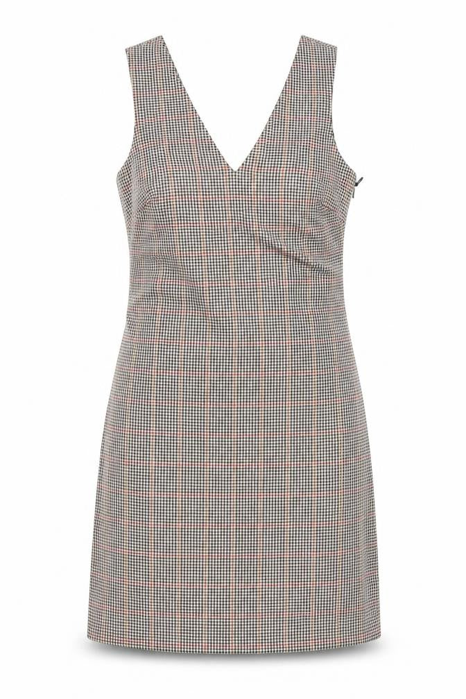 NEXT Womens Black Check  Shirt Dress  Size 6  - Tailored