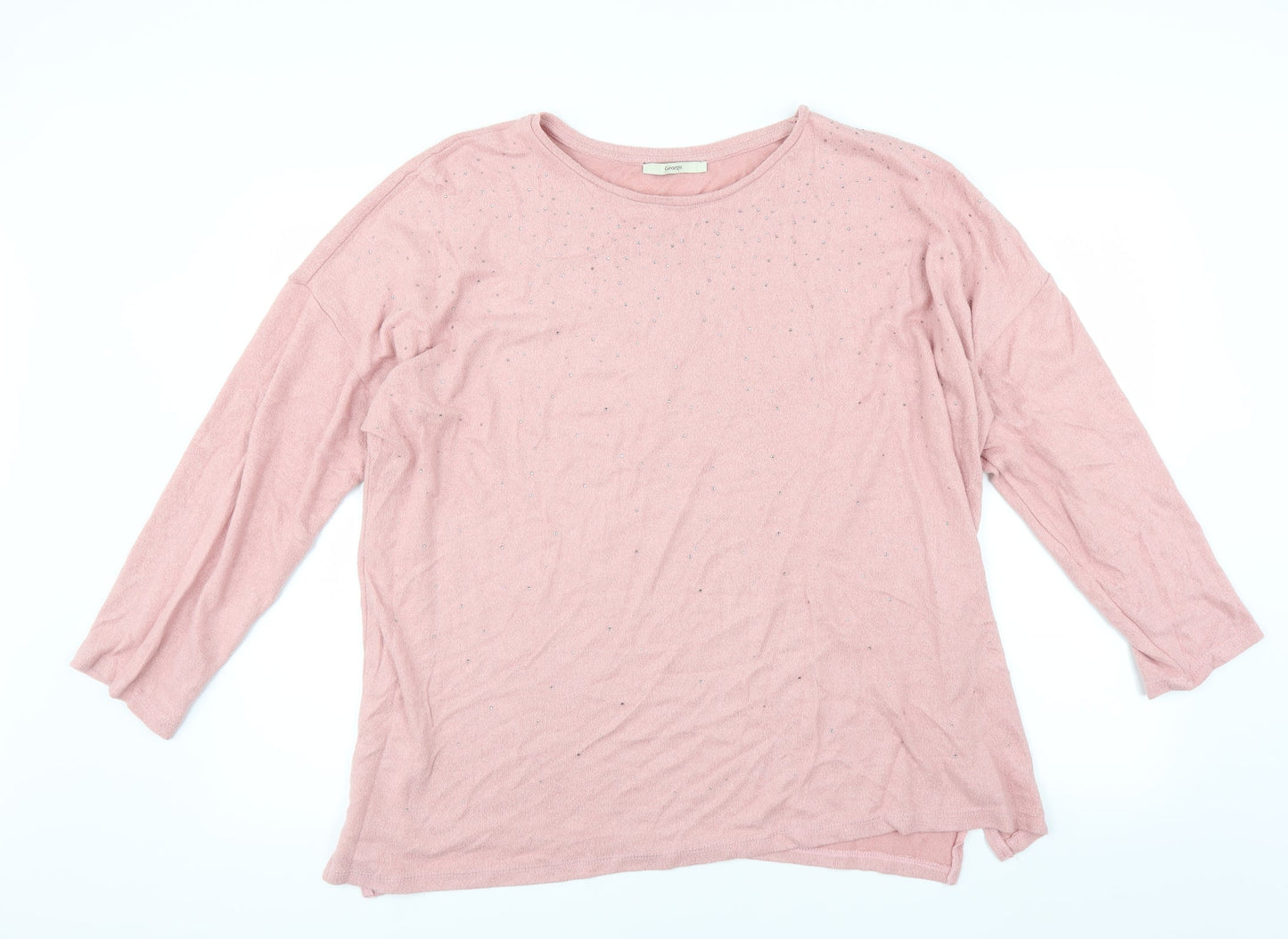 George Womens Pink   Pullover Jumper Size 20