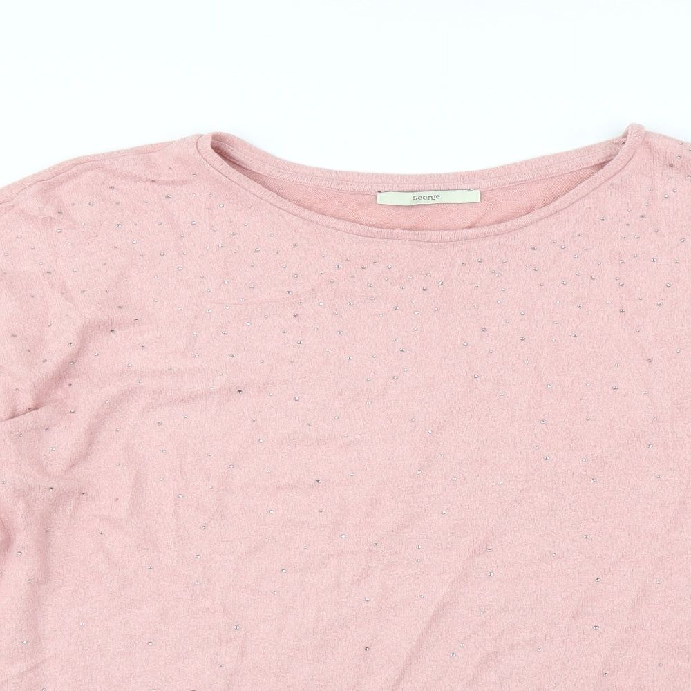 George Womens Pink   Pullover Jumper Size 20