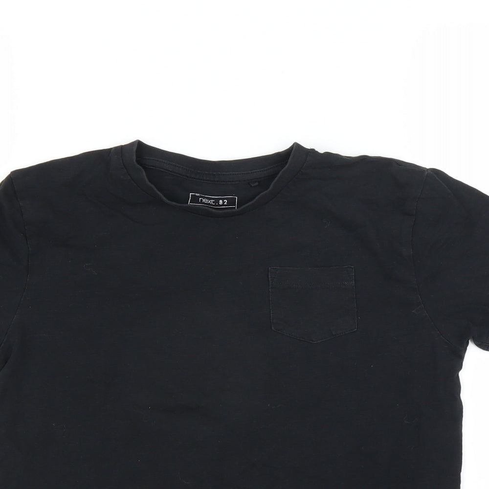 NEXT Boys Black   Basic T-Shirt Size 8 Years