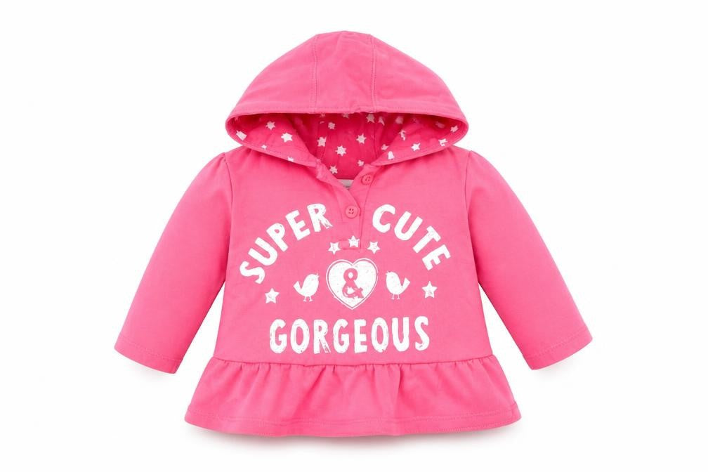 F&F Girls Pink   Pullover Jumper Size 3-6 Months  - hoodie
