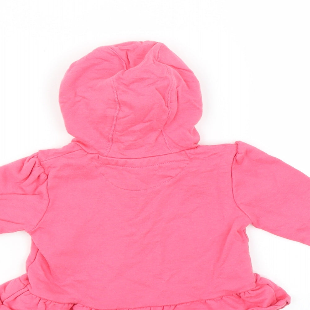 F&F Girls Pink   Pullover Jumper Size 3-6 Months  - hoodie