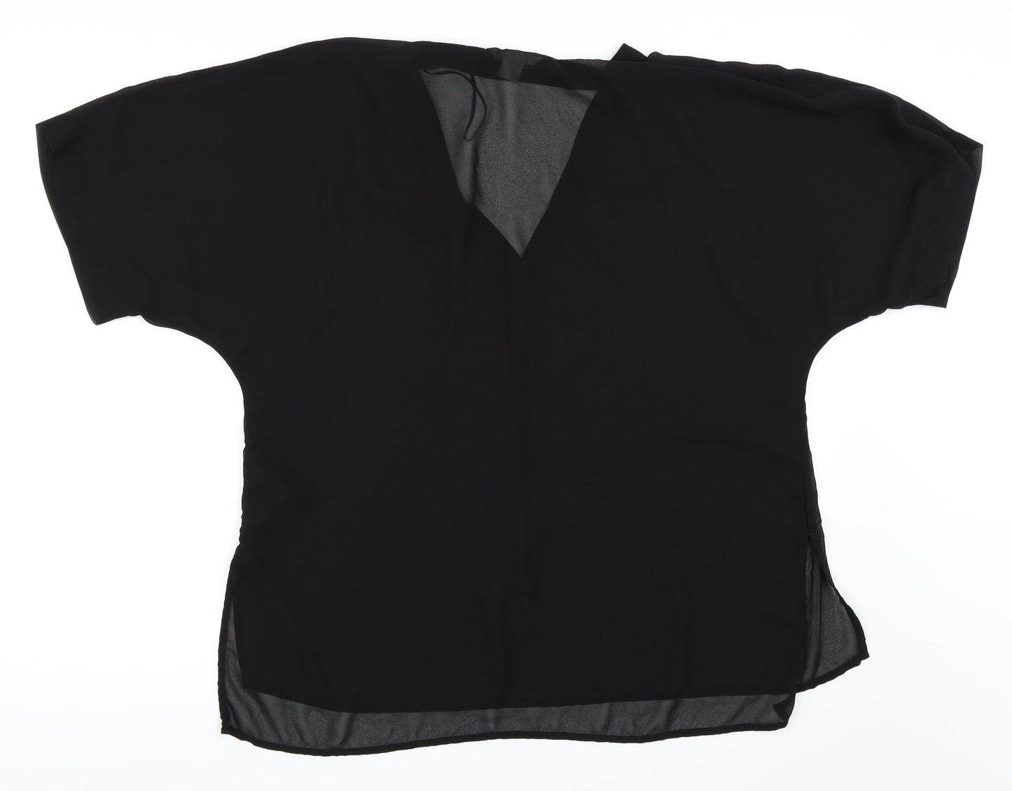 H&M Womens Black   Basic Blouse Size 34