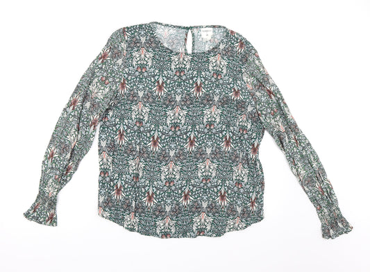 H&M Womens Green   Basic Blouse Size 42