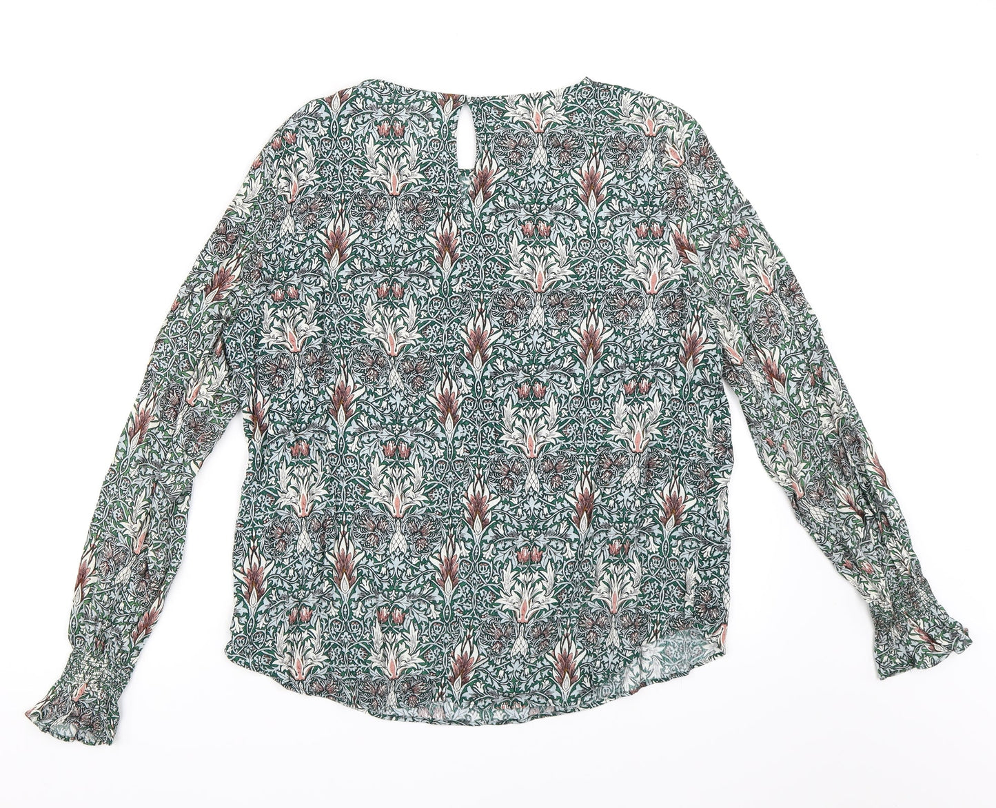 H&M Womens Green   Basic Blouse Size 42
