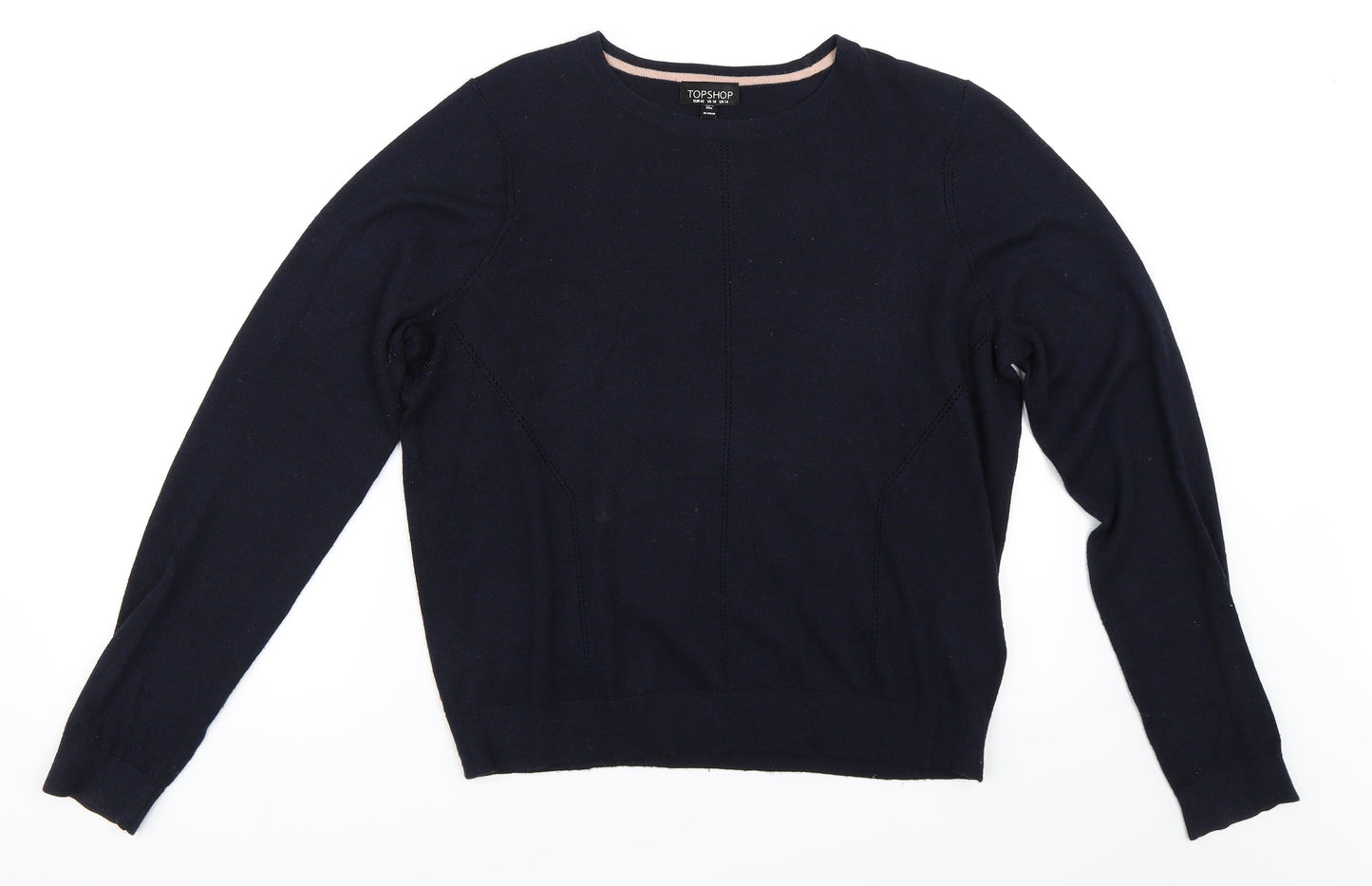 Topshop Womens Blue   Basic Polo Size 14