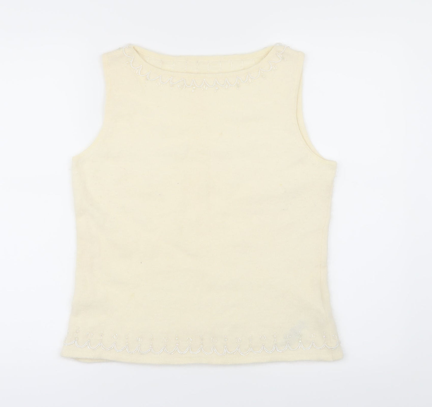Marks and Spencer Womens Ivory   Pullover Jumper Size 16