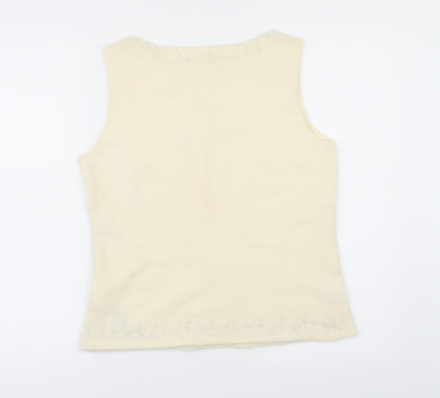 Marks and Spencer Womens Ivory   Pullover Jumper Size 16