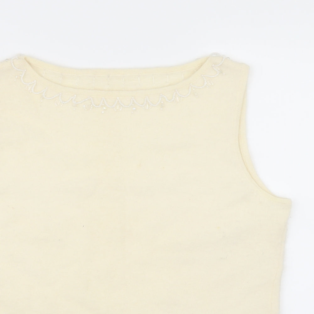 Marks and Spencer Womens Ivory   Pullover Jumper Size 16