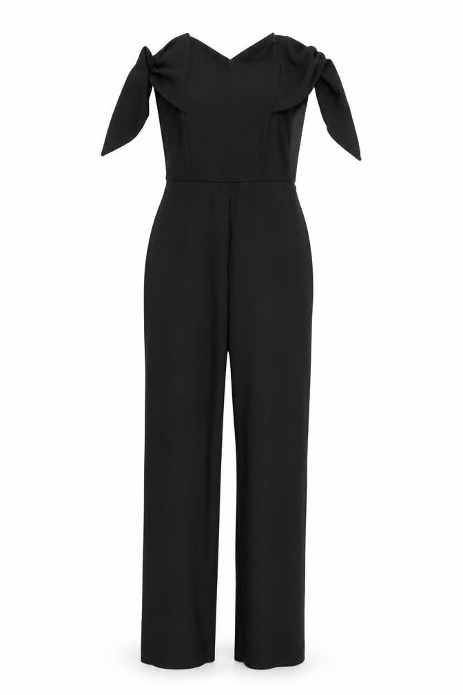 H&M Womens Black   Jumpsuit One-Piece Size 6  - Strapless