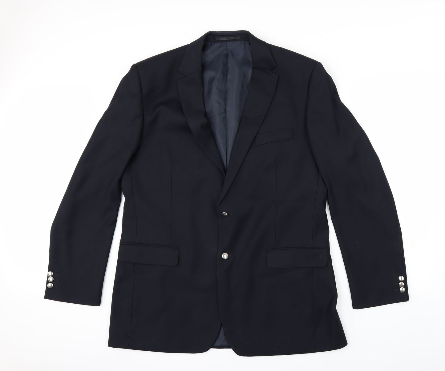 Karl Jackson Mens Blue   Jacket Suit Jacket Size 44