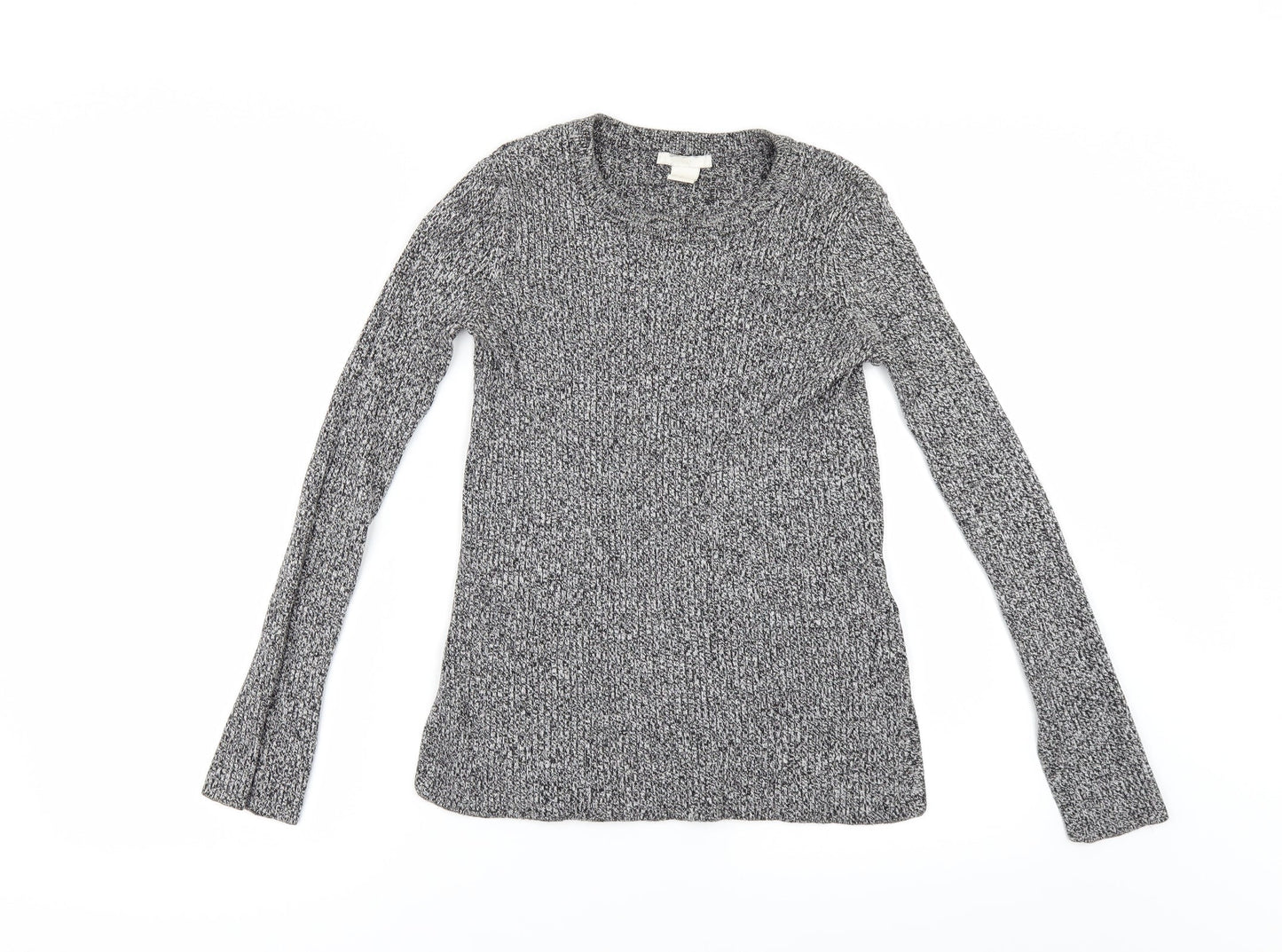 H&M Womens Grey   Pullover Jumper Size XS