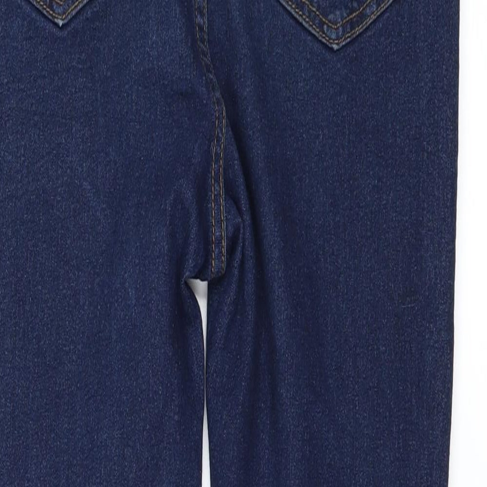 Boohoo Womens Blue  Denim Skinny Jeans Size 10 L29 in