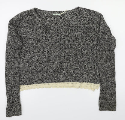 Additional front view of Preworn women’s black jumper, size S