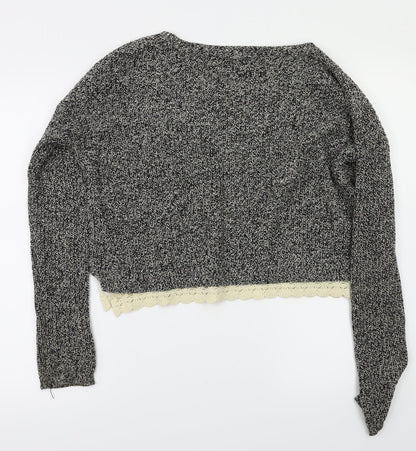 Back view of Preworn women’s black jumper, size S